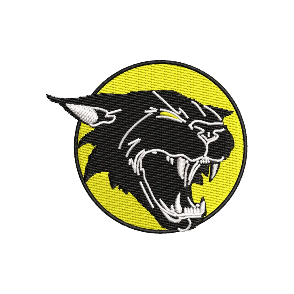 Cougar Head Embroidery Design