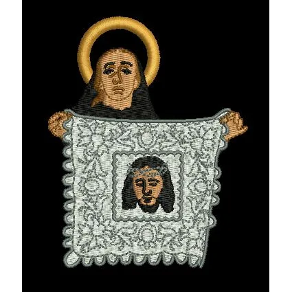 Saint Veronica Veil Embroidery Design