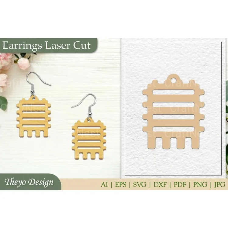 Earrings Lasercut SVG Bundle