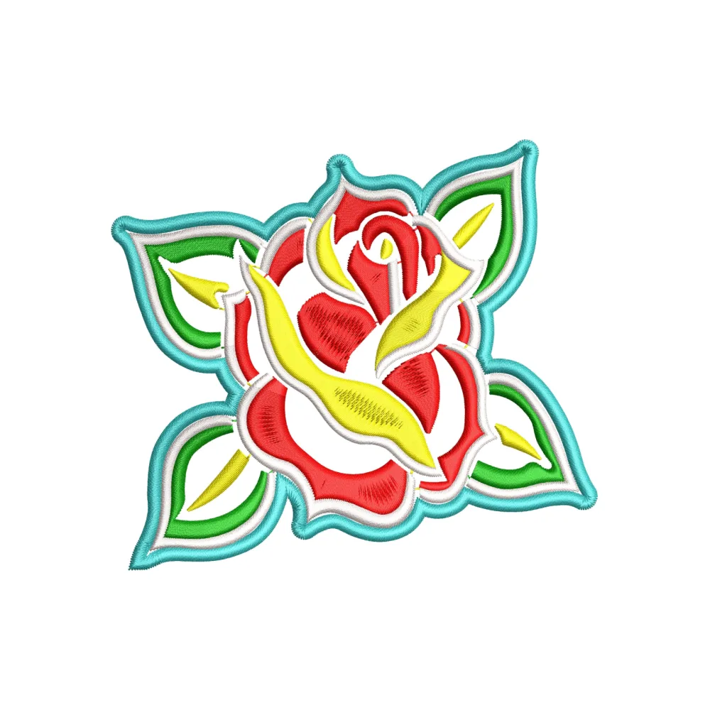 Flower Bos Embroidery Design