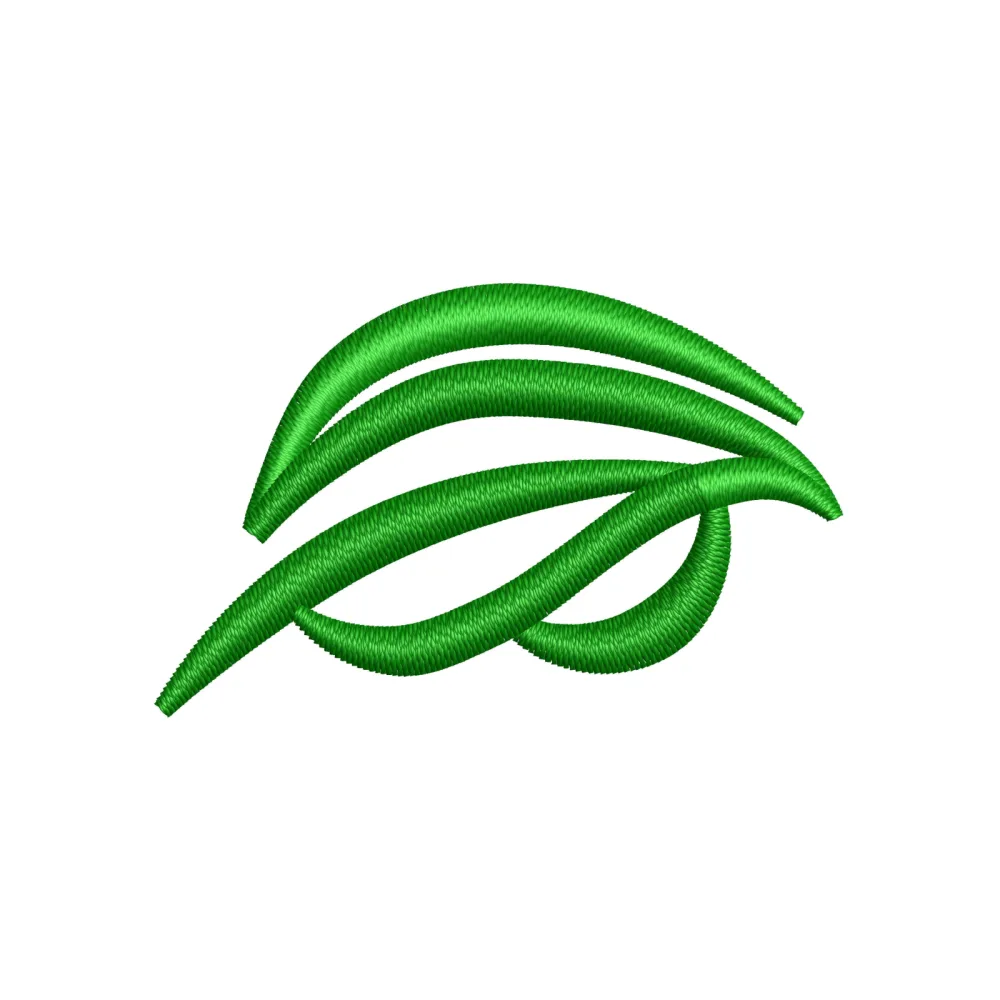 Leaf Satin Embroidery Design