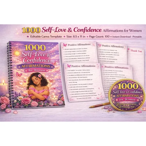 Self Love Confidence for Women Journal