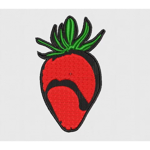 Strawberry Embroidery Design