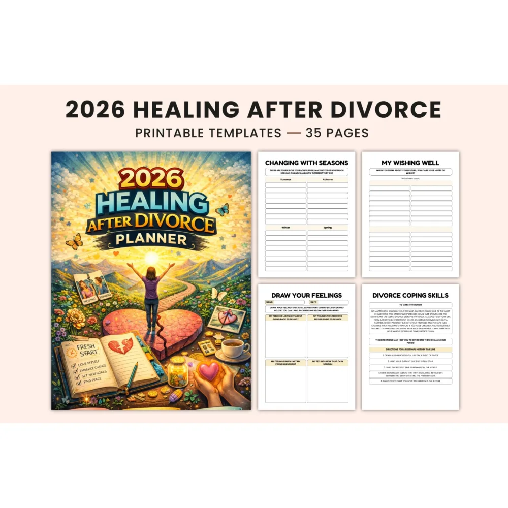 Healing After Divorce Planner