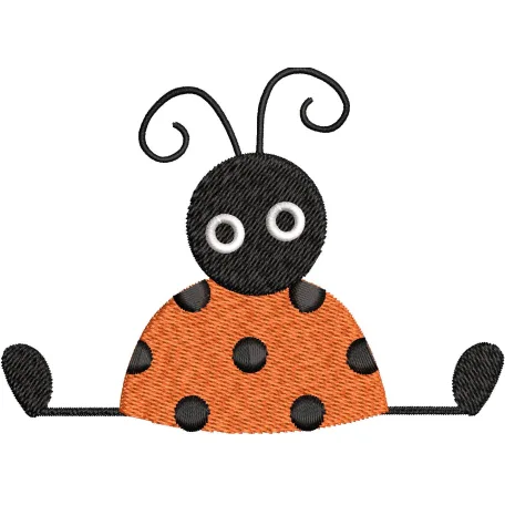 Ladybird Embroidery Design