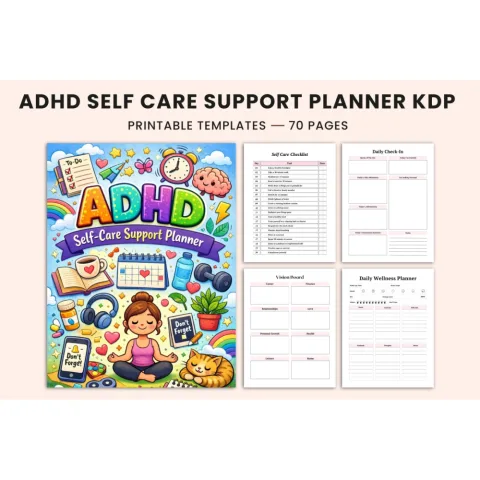 ADHD Self-Care Support Planner