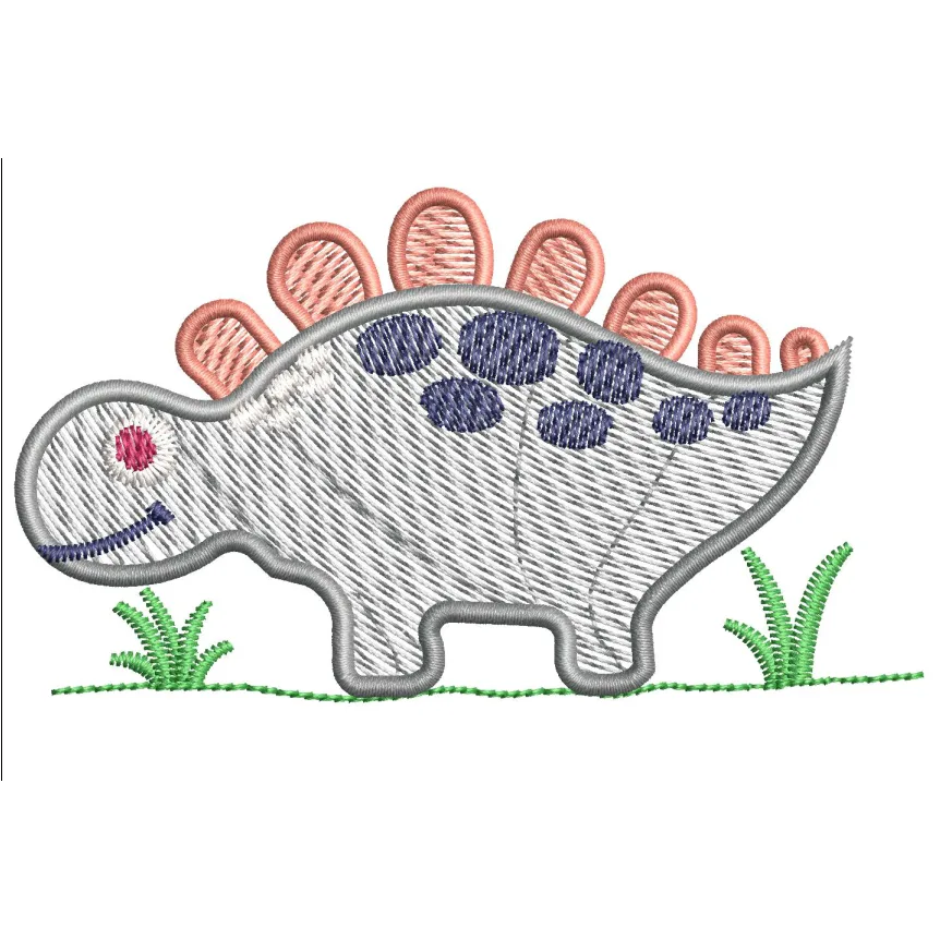 Baby Dinosaur Embroidery Design