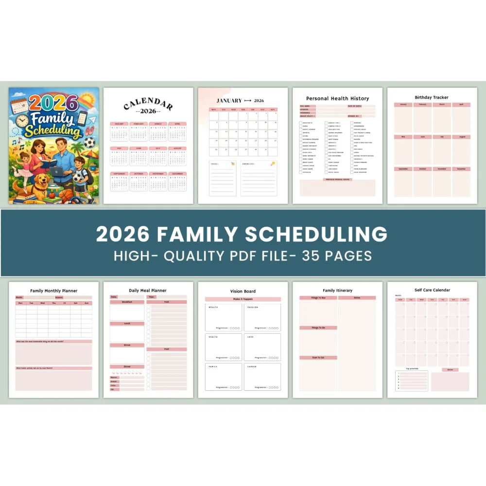 Family Scheduling Planner