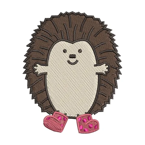 Wild Mouse Embroidery Design