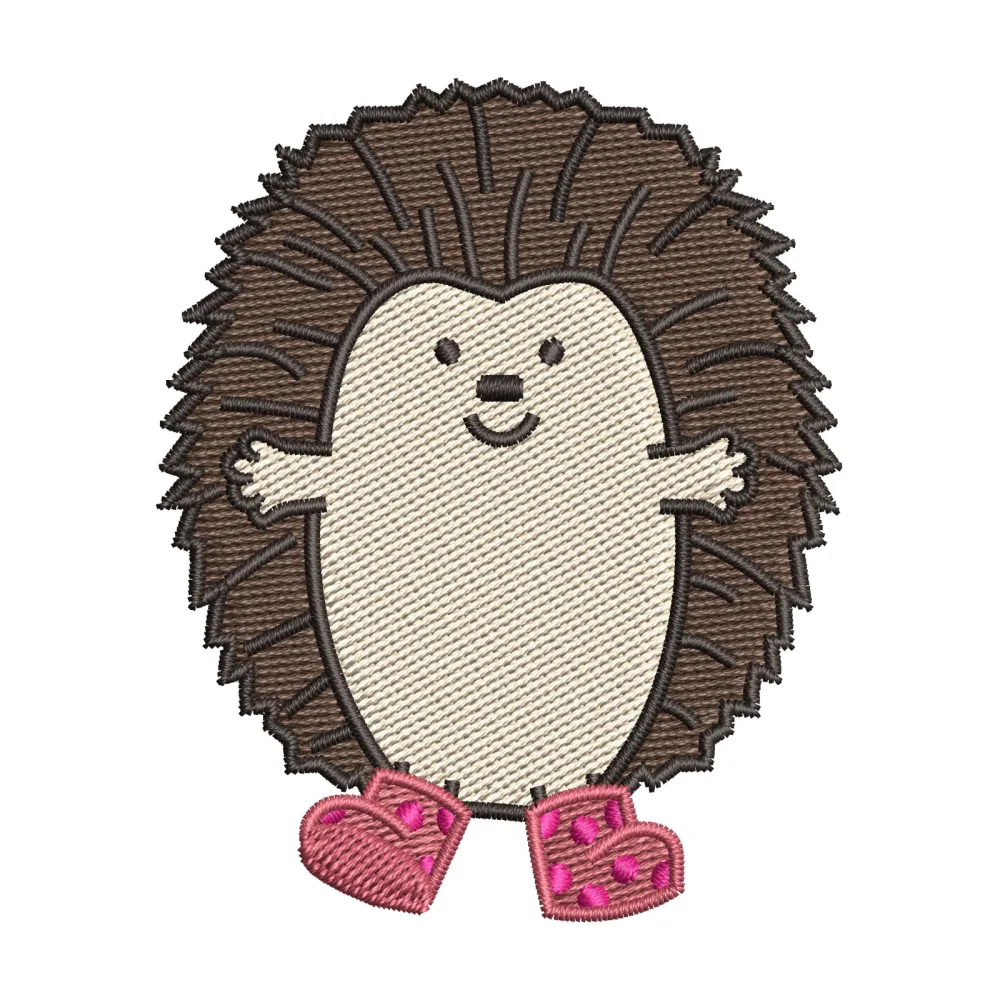 Wild Mouse Embroidery Design