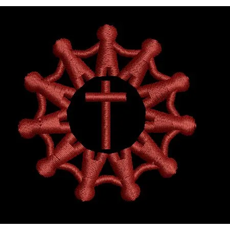 Decorated Cross Embroidery Design
