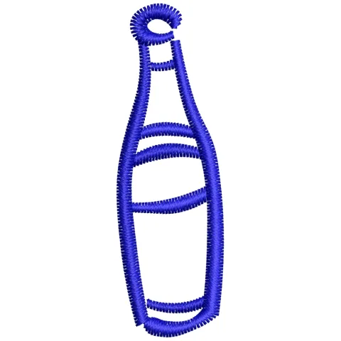 Bottle Embroidery Design