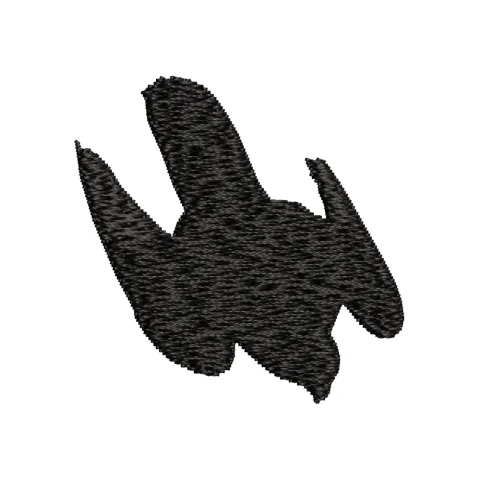 Action Bird Embroidery Design