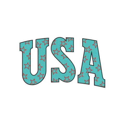 USA Multi Embroidery Design