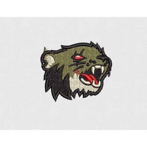 Rats Embroidery Design