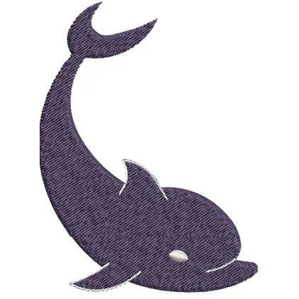 Dolphin Embroidery Design