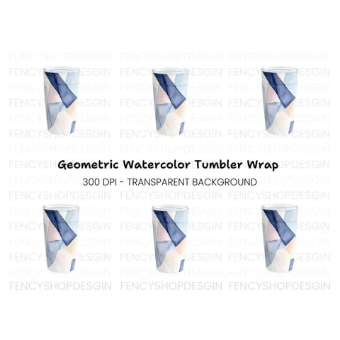Abstract Tumbler Clipart Bundle
