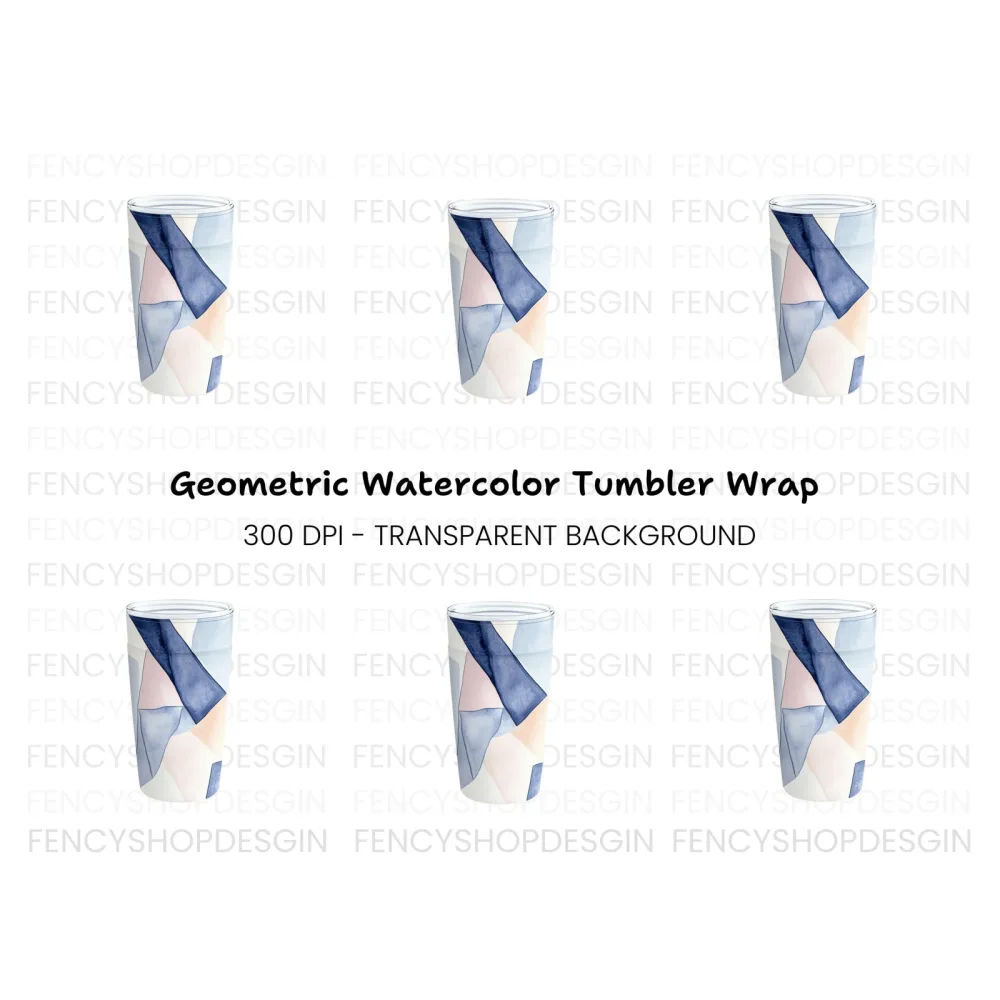 Abstract Tumbler Clipart Bundle
