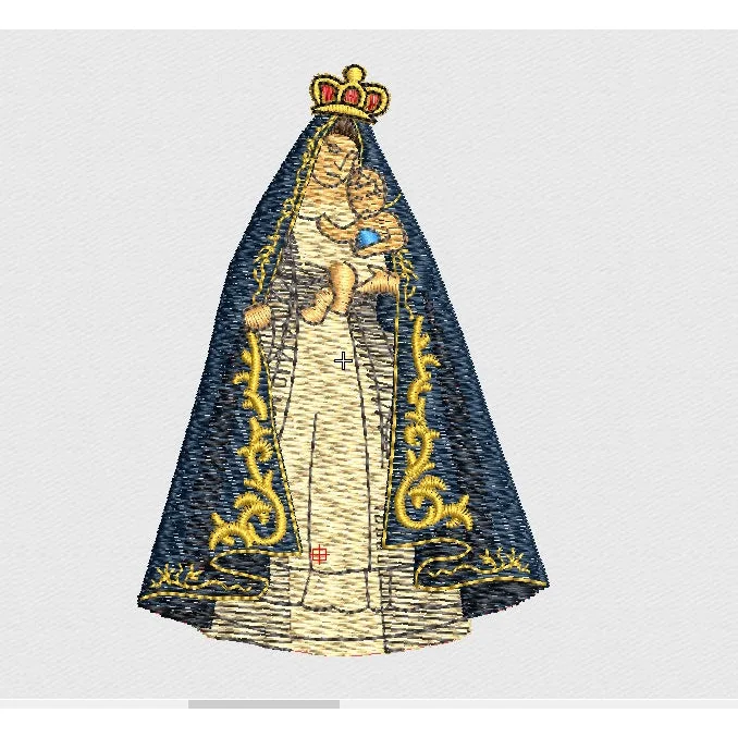 Lady Embroidery Design