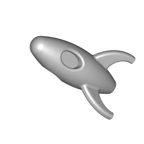 Lamp Rocket 3D Print STL File