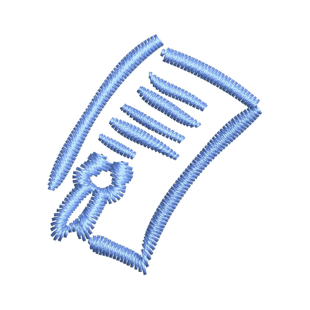 Certificate Embroidery Design