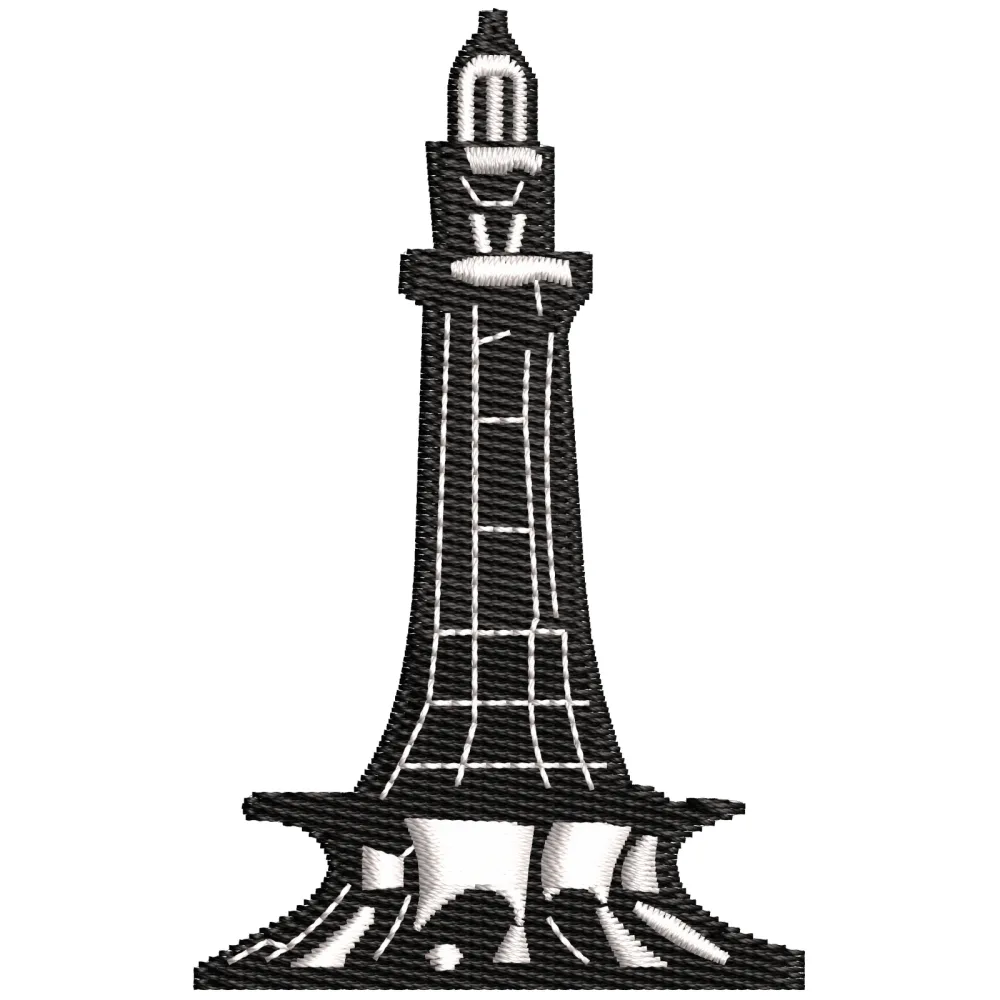 Minar Pakistan Embroidery Design