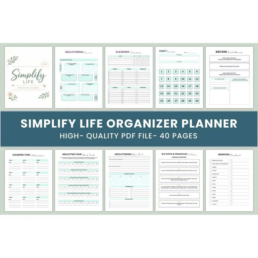 Simplify Life Planner