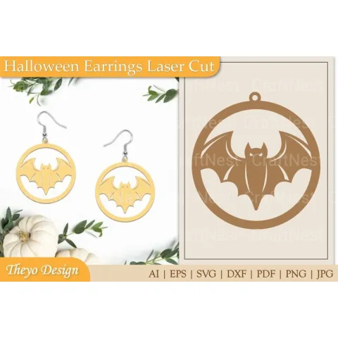 Halloween Earrings SVG Bundle