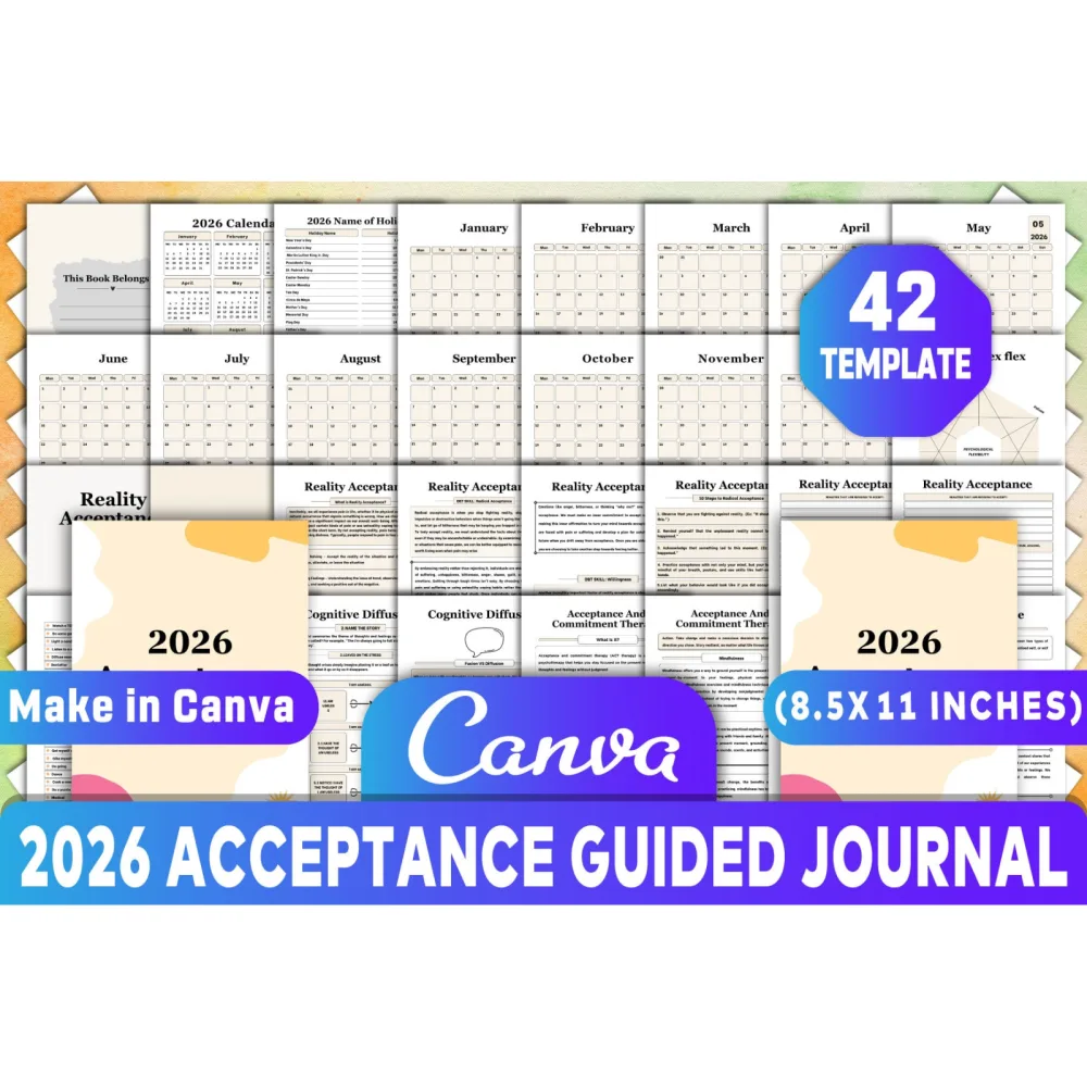 Acceptance Guided Journal for Personal Growth