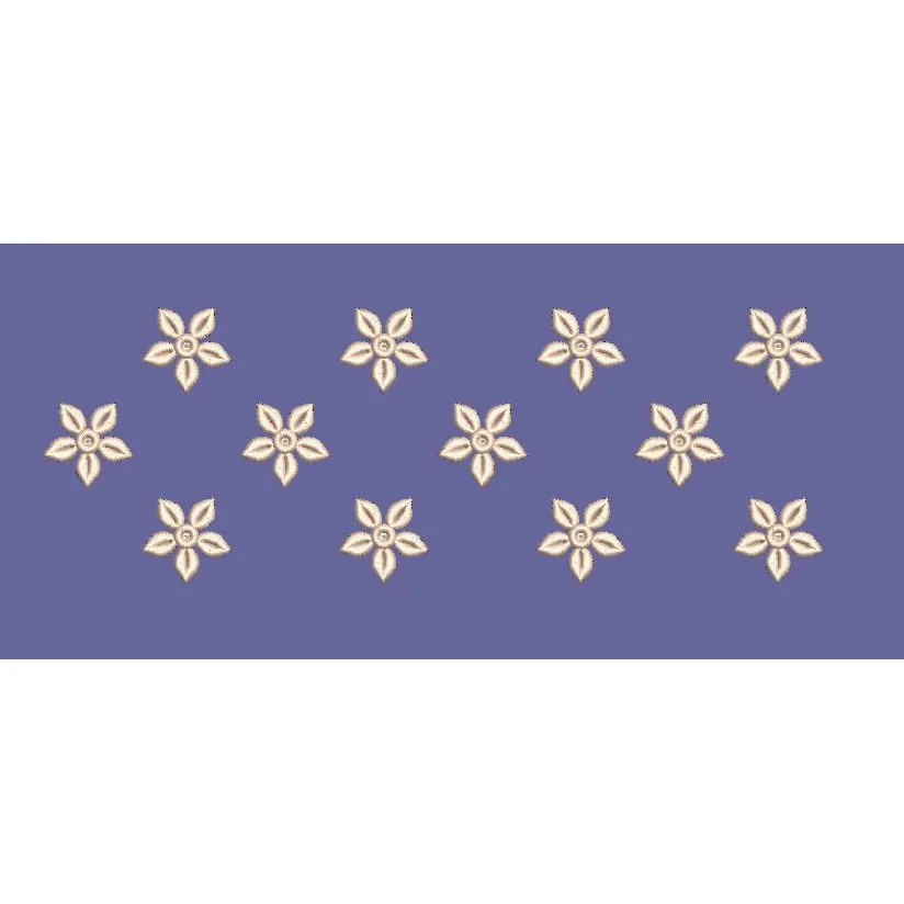 Five Petal Blossom Booti Embroidery Design