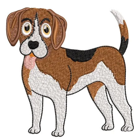 Dog Embroidery Design