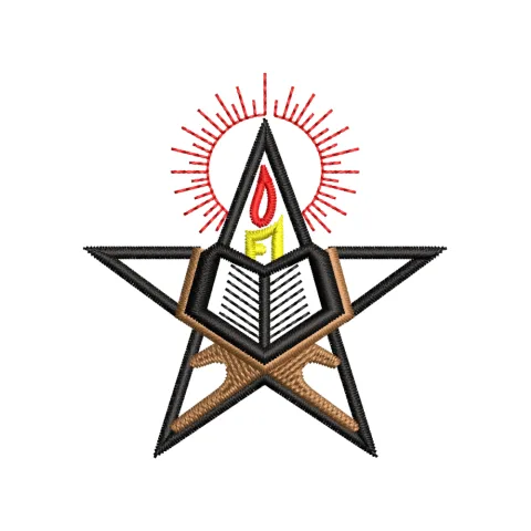 Star of Light Embroidery Design