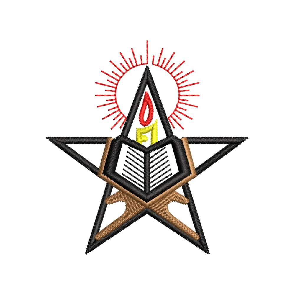 Star of Light Embroidery Design