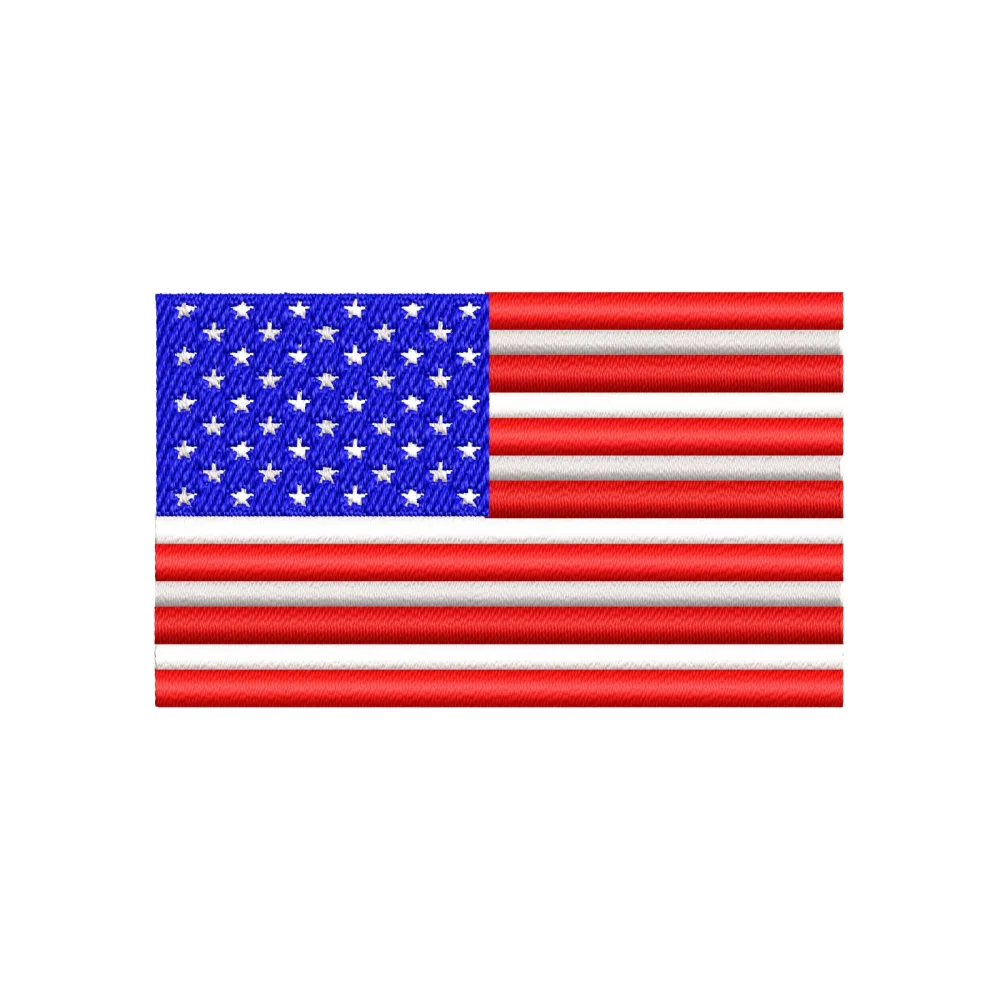 USA Flag Embroidery Design