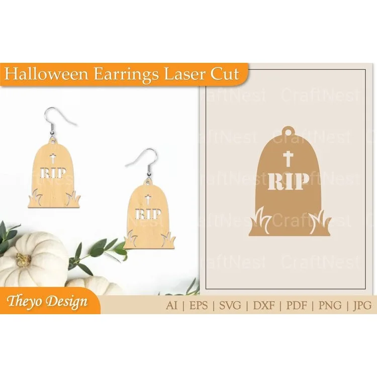 Halloween Earrings SVG Bundle