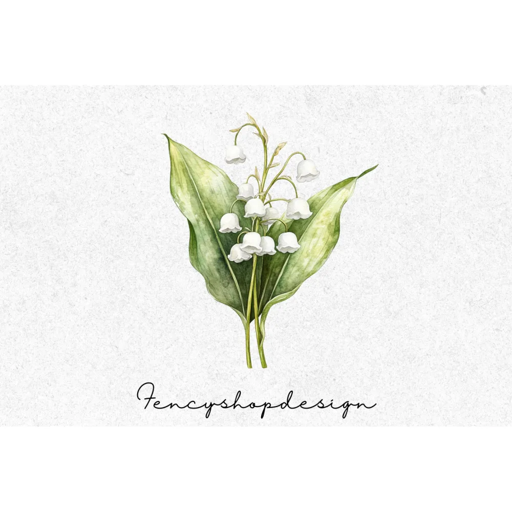 Lily of the Valley Clipart Bundle
