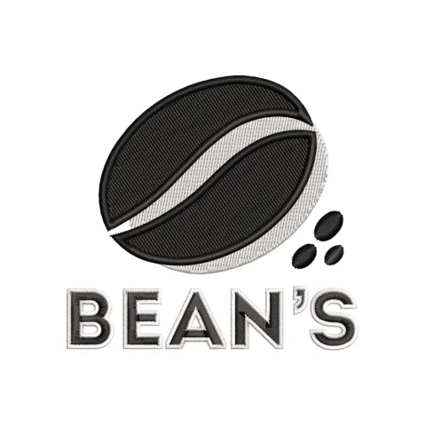 Beans Embroidery Design