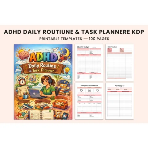 ADHD Daily Routine Task Planner