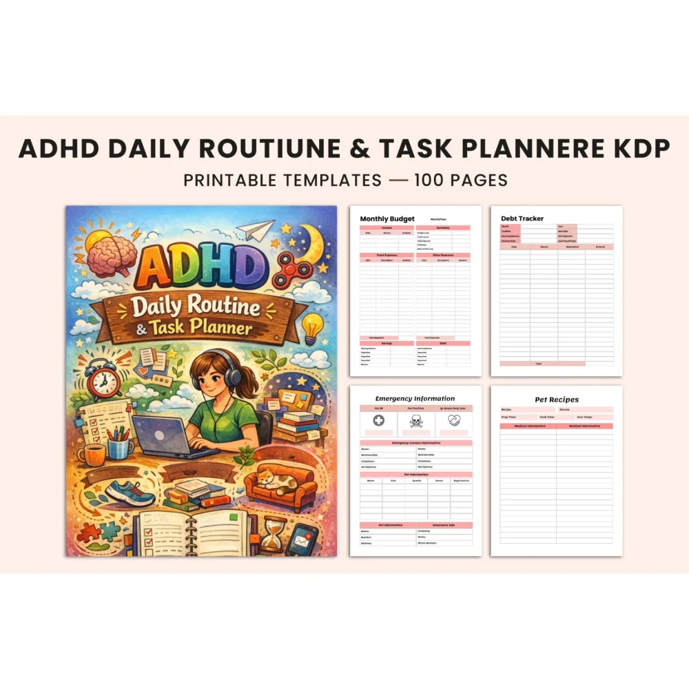 ADHD Daily Routine Task Planner