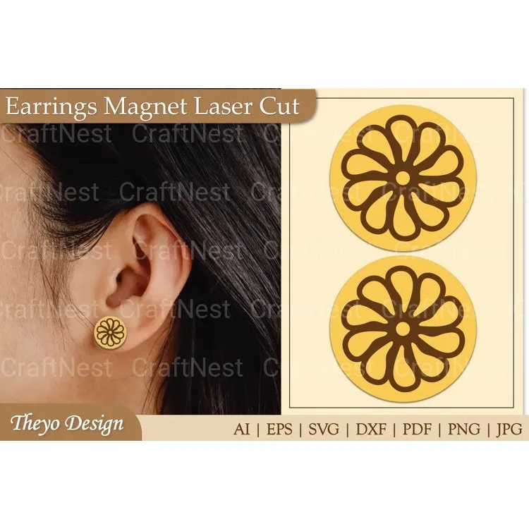 Earrings Magnet SVG Bundle