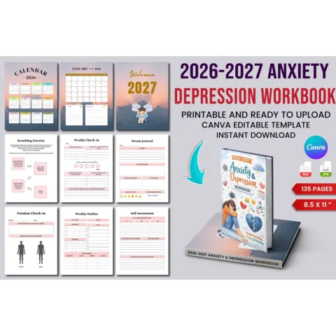 Anxiety Depression Workbooks