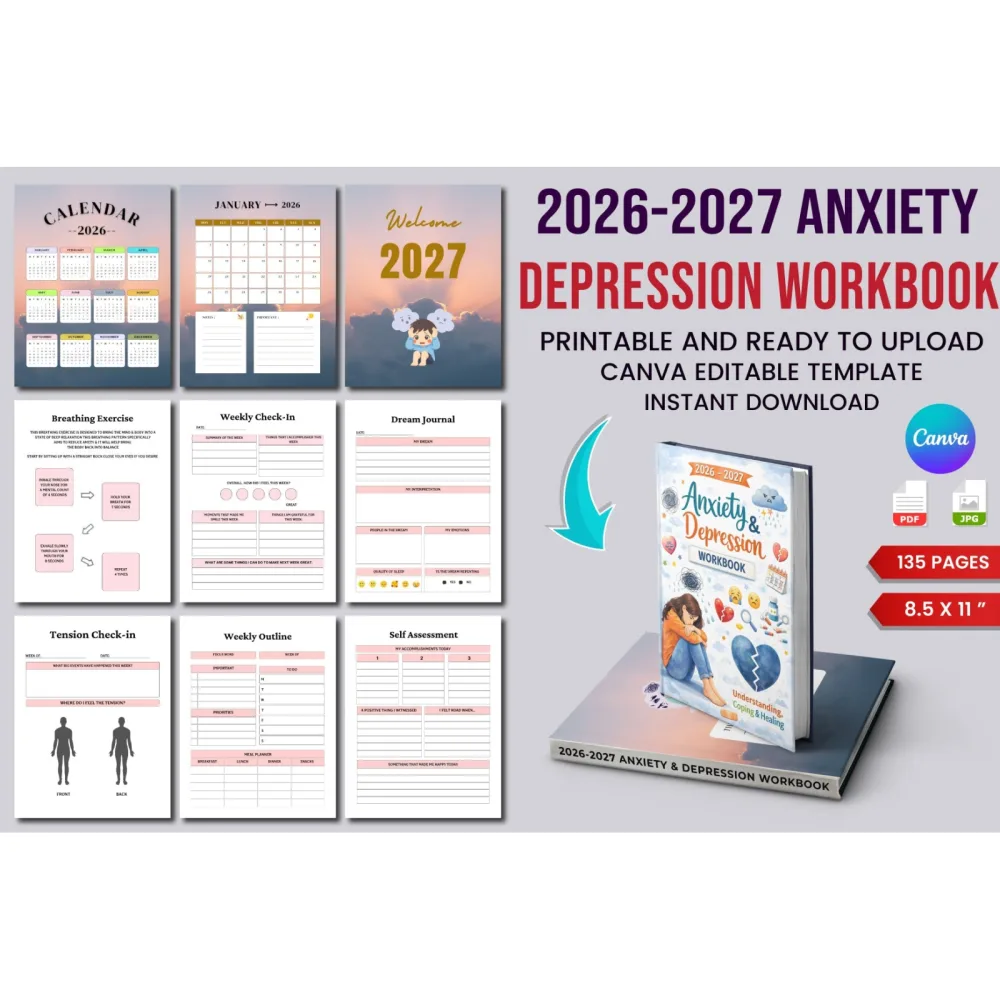 Anxiety Depression Workbooks
