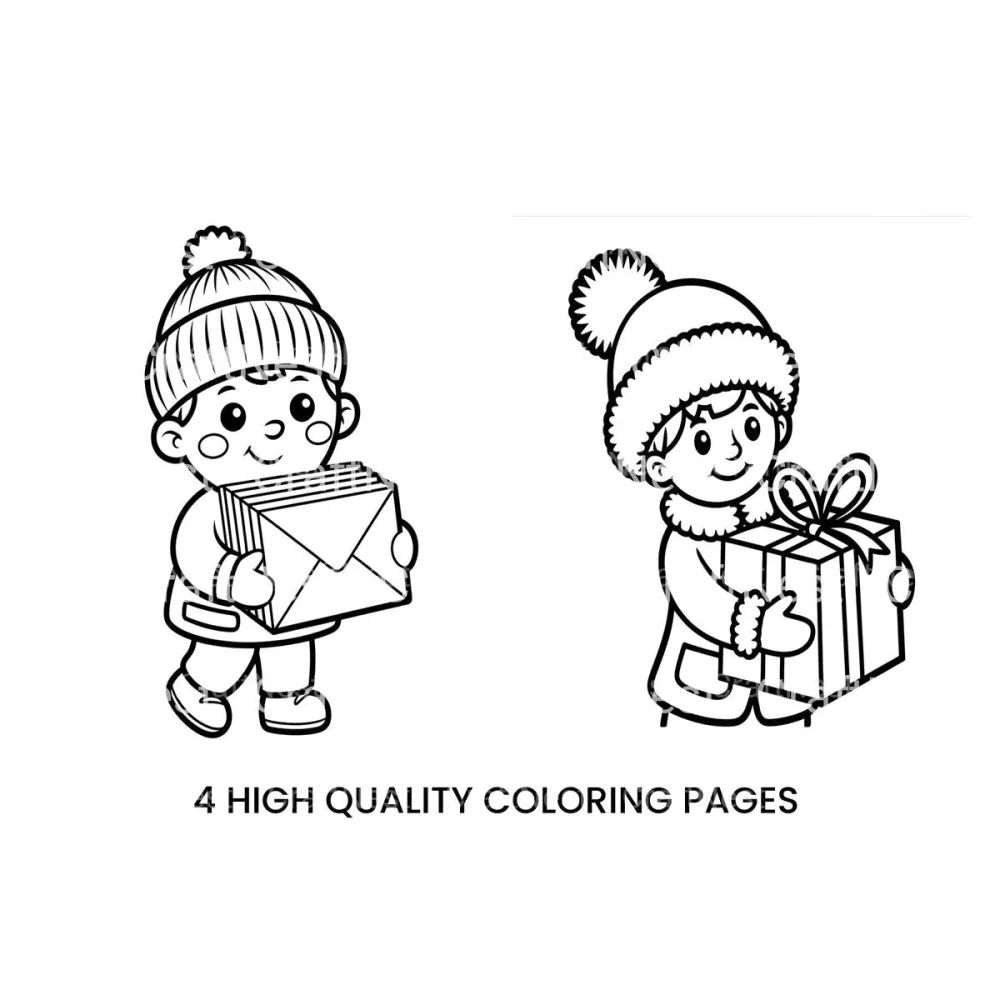 Kids Christmas Gifts Coloring Books