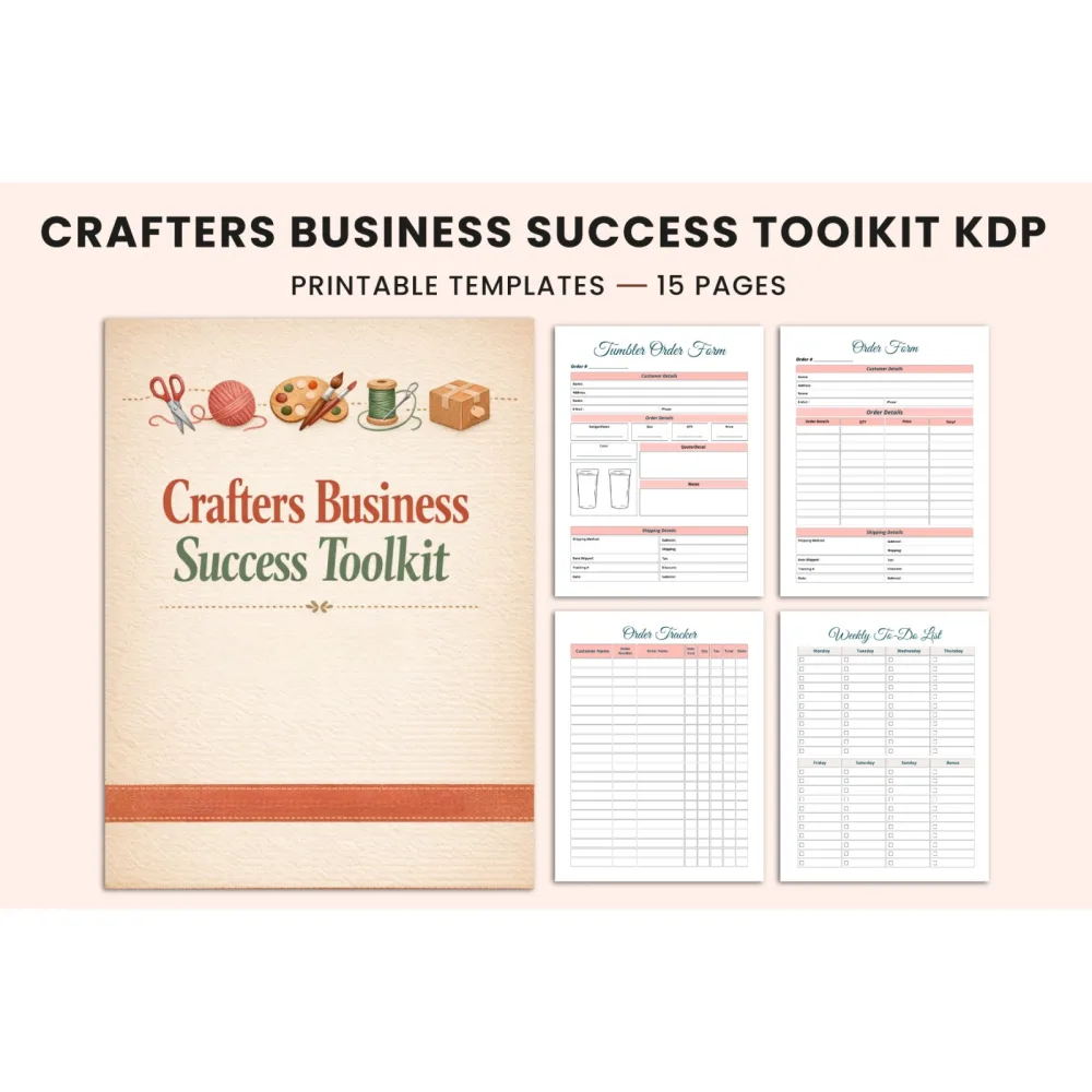 Crafter's Business Success Toolkit Planner