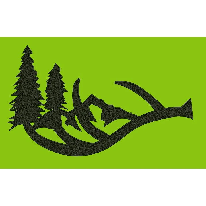 Tree Branch Embroidery Design
