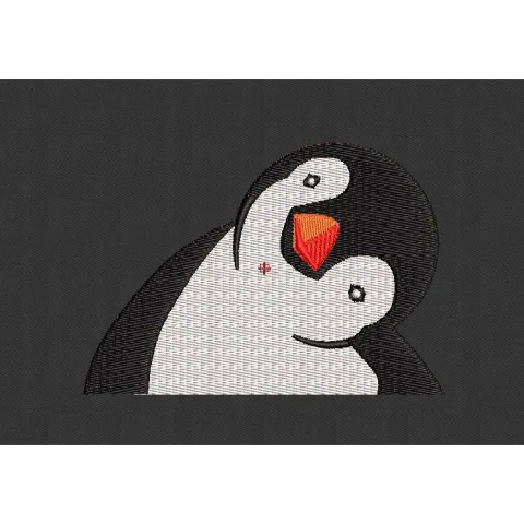 Penguin Embroidery Design