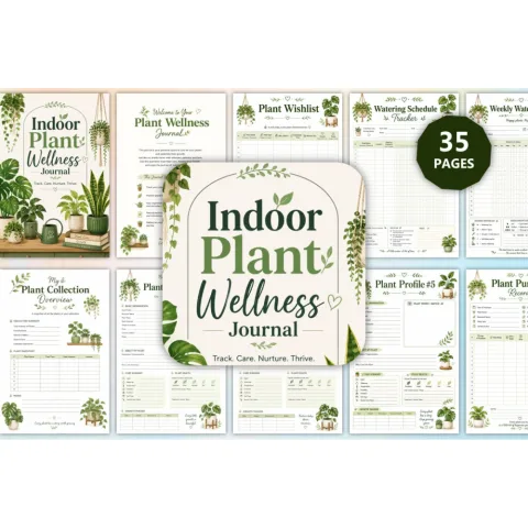 Indoor Plant Wellness Journal
