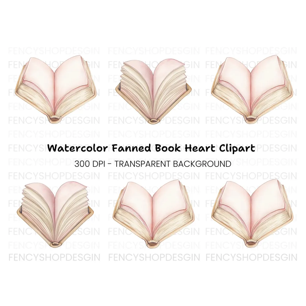 Open Book Clipart Bundle