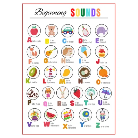 Beginning Sounds Alphabet Matching Activity