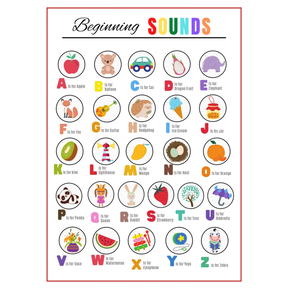 Beginning Sounds Alphabet Matching Activity